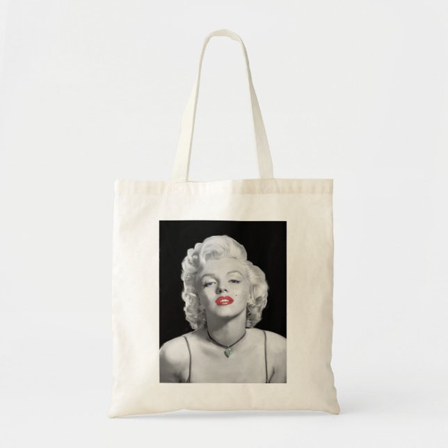 Tote Bag Regard MIC01BWRD-V3 de l'émeraude Heart.tif (Devant)