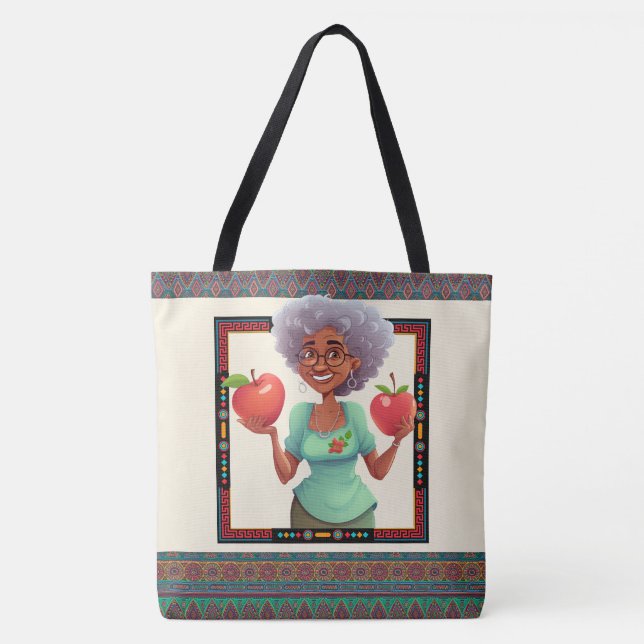 Tote Bag REGARDER - Merci de l'enseignant (Devant)