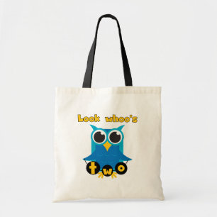 Tote Bag Regardez les 2 t-shirts et cadeaux d'anniversaire 