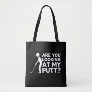 Tote Bag Regardez-Vous Mon Amant de Golf et Golf