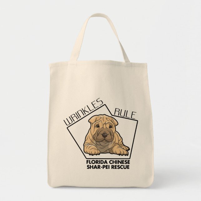 Tote Bag Règle de rides de Fourre-tout d'épicerie de FSPR (Devant)