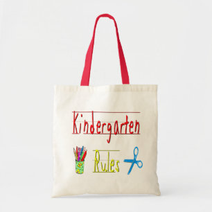 Tote Bag Règles de jardin d'enfants