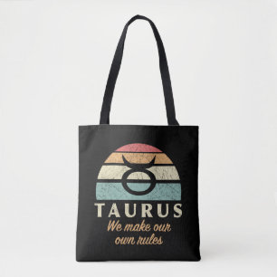 Tote Bag Règles de Zodiac de Taurus drôle