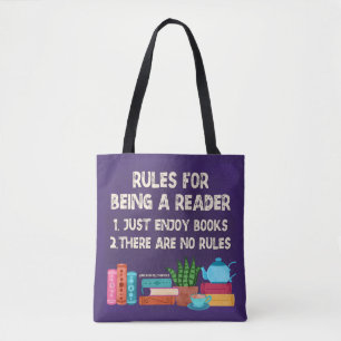 Tote Bag Règles pour être lecteur