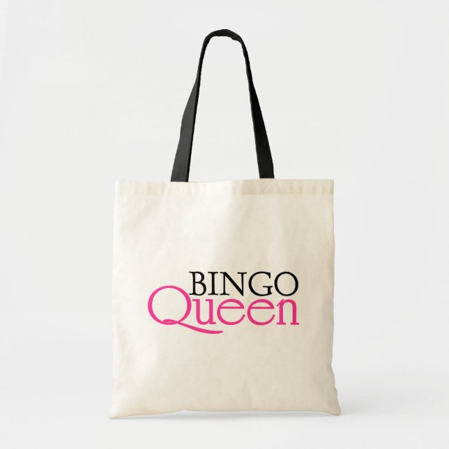 Tote Bag Reine de bingo-test (Devant)