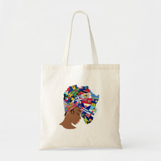 Tote Bag Reine des Caraïbes afro