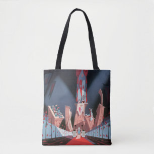 Tote Bag Reine des Coeurs  Alice devant sa cour