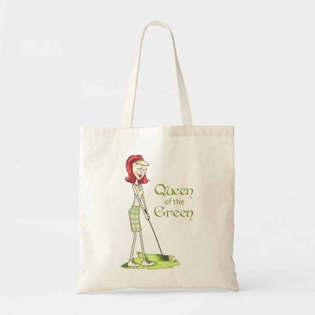 Tote Bag Reine du Vert (Devant)
