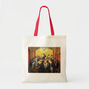 Tote Bag Religion vintage, Dernière Cène avec Jésus-Christ