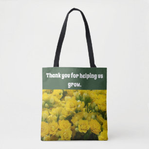 Tote Bag Remerciement aux Enseignants Merci de Nous Aider à