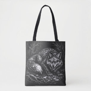 Tote Bag Renard rusé de la forêt — par BurnsInHell
