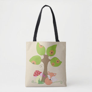Tote Bag Renard unterm arbre