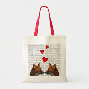 Tote Bag Renards amoureux