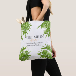 Tote Bag Rencontre à Miami pour une fête de célibataire en