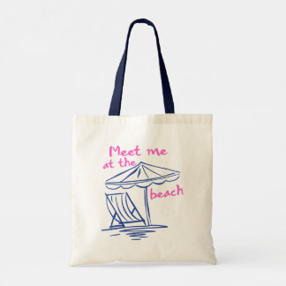 Tote Bag Rencontre-moi à la Plage Vibes d'Été