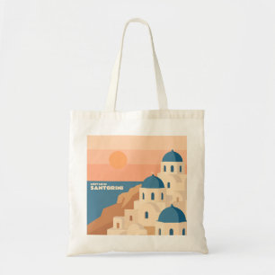 Tote Bag Rencontrez-moi à Santorin : Eglises grecques minim