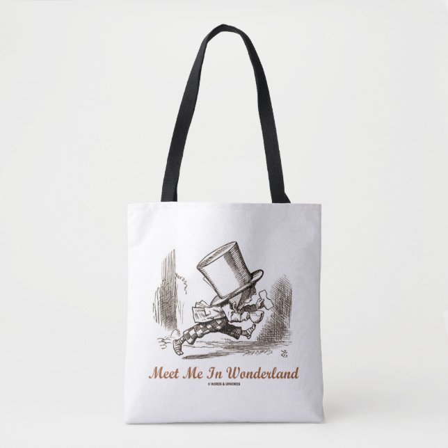 Tote Bag Rencontrez-Moi Au Pays Des Merveilles, Il Y A Eu U (Devant)