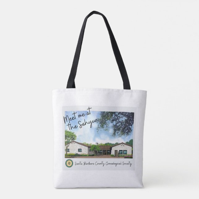 Tote Bag Rencontrez-moi au Sahyun (Dos)