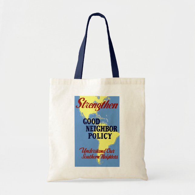 Tote Bag Renforcer la bonne politique de voisinage (Devant)