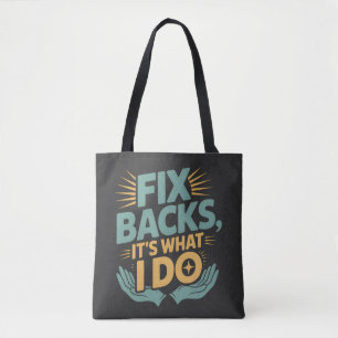 Tote Bag Réparez les dossiers C’est ce que je fais Citation