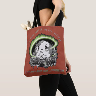 Tote Bag Repenser Réduire Réutiliser Recycler Sauver la Ter