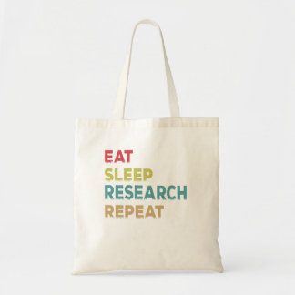 Tote Bag répéter la recherche sur le sommeil