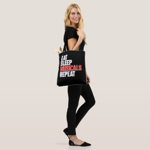 Tote Bag Répéter les comédies musicales du sommeil