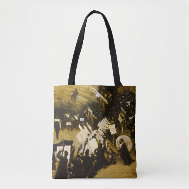 Tote Bag Répétition de l'Orchestre de Pasdeloup par JS Sarg (Devant)