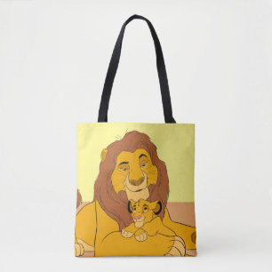 Tote Bag Repos de Mufasa et Simba
