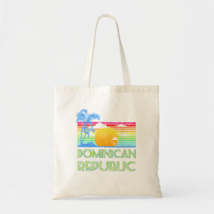 Tote Bag République dominicaine tropicale Vintage