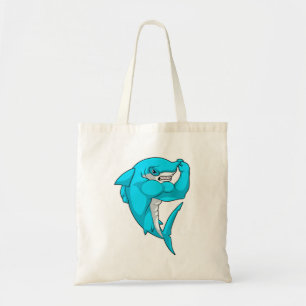 Tote Bag requin-marteau en tant que culturiste au Bodybuild