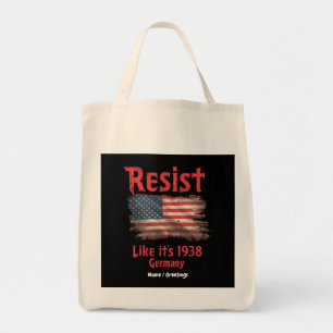 Tote Bag Résistez à l'image de 1938 Allemagne Cool Politiqu