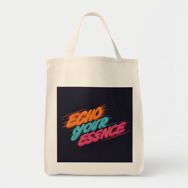 Tote Bag "Résonance authentique" (Devant)
