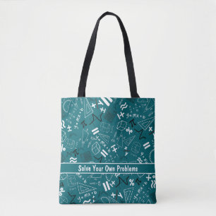 Tote Bag résoudre vos propres problèmes mathématiques funny