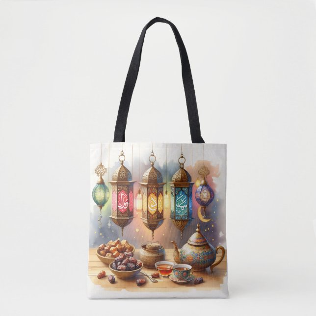 Tote Bag Respectez l'esprit du Ramadan (Devant)