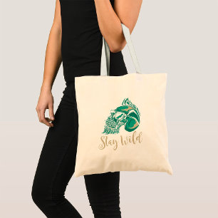 Tote Bag Reste Sauvage Crâne Barbu Moderne