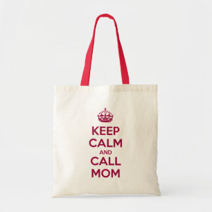 Tote Bag Restez calme et appelez maman
