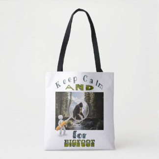 Tote Bag Restez calme et recherchez Bigfoot meilleur bigfoo