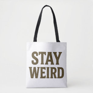 Tote Bag Restez Drôle Vêtements de Rue Rétro 