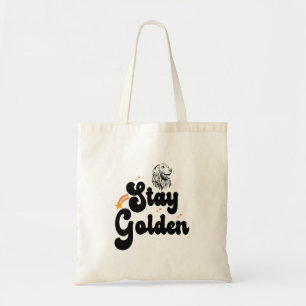 Tote Bag Restez Golden Super Retriever Chien Animaux Animau