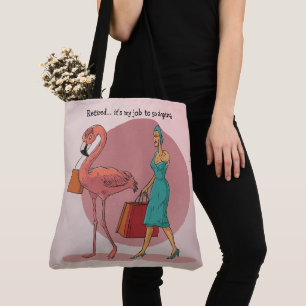 Tote Bag Retraité C'est mon travail d'aller faire des achat