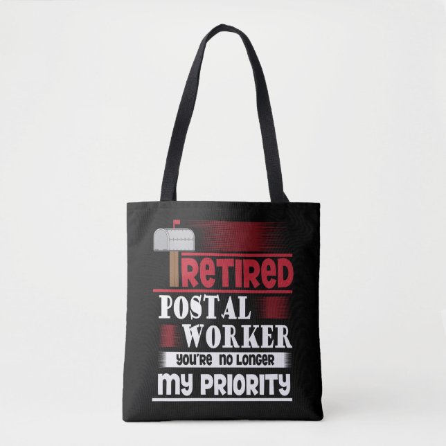 Tote Bag Retraite drôle retirée de livreur de travailleur (Devant)