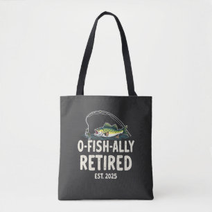 Tote Bag Retraité Est. 2025 Retraite Fisher Papa