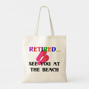 Tote Bag Retraité - Voir à la plage