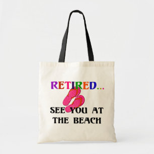 Tote Bag Retraité - Voir à la plage