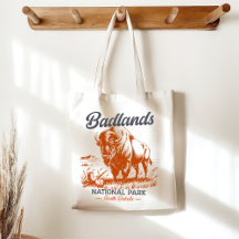 Retro Badlands National Park Souvenir Design