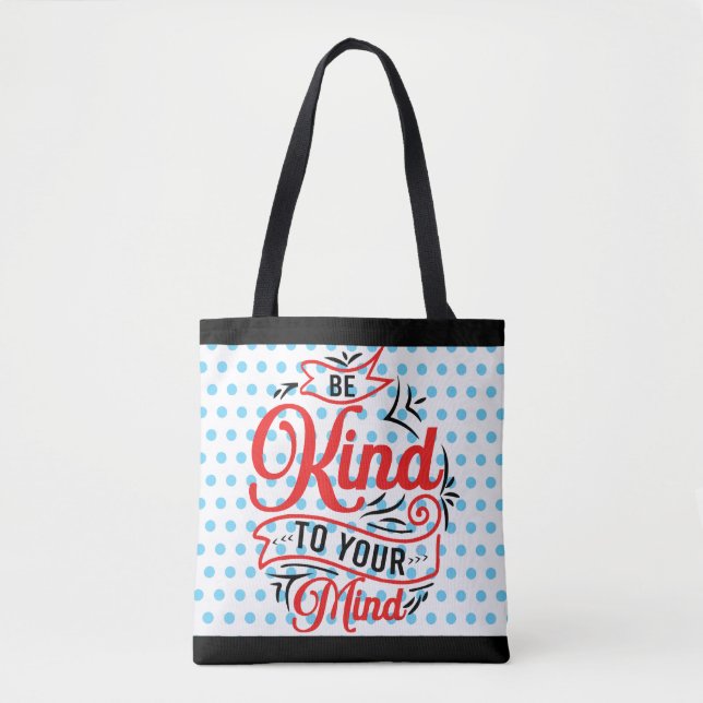 Tote Bag Retro Be Kind (Devant)