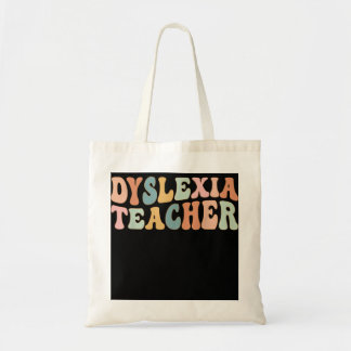 Tote Bag Retro Dyslexia Teacher Dyslexia Awareness Dyslexia