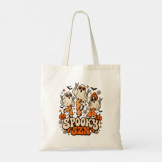 Tote Bag Retro Fantomatique SZN Fantômes | Halloween Groovy