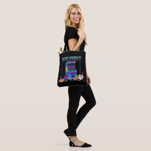 Tote Bag Retro Gamer's Fuel & Fun   Arcade Pixel Art 8-Bit